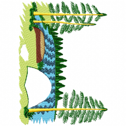 Landscapes Embroidery Design 6 Landscapes Embroidery Design 6